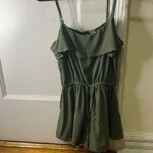 Olive Green Romper